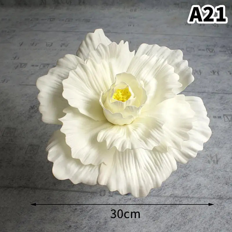 PE Foam Simulation Rose Flower Heads | Wedding & Party Decor