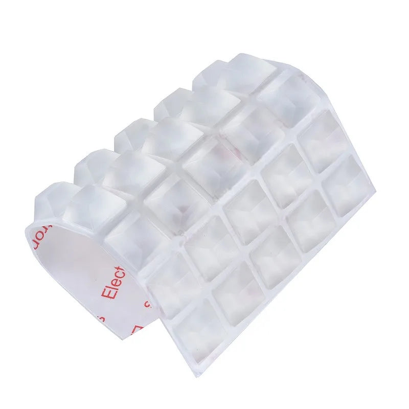 Self-Adhesive Clear Silicone Cabinet Door Bumpers & Cushion Pads