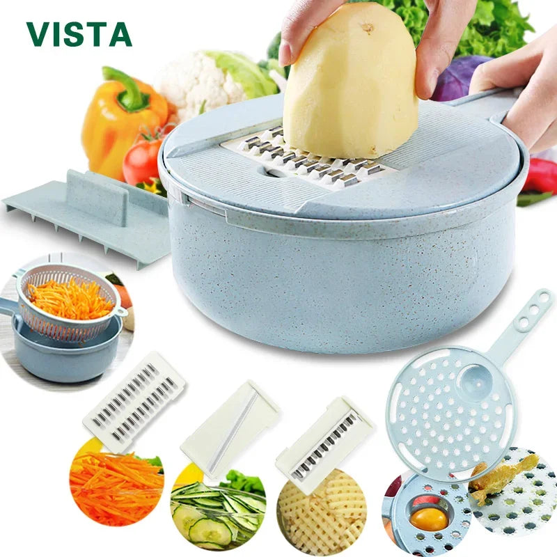 Vegetable Chopper Multifunctional Grater Cutter Kitchen Tools Peaceful Pleasures Health and Wellness