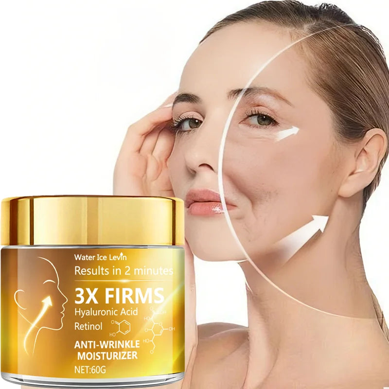 3X Anti-Wrinkle Face Cream – Hyaluronic Acid & Retinol 60g
