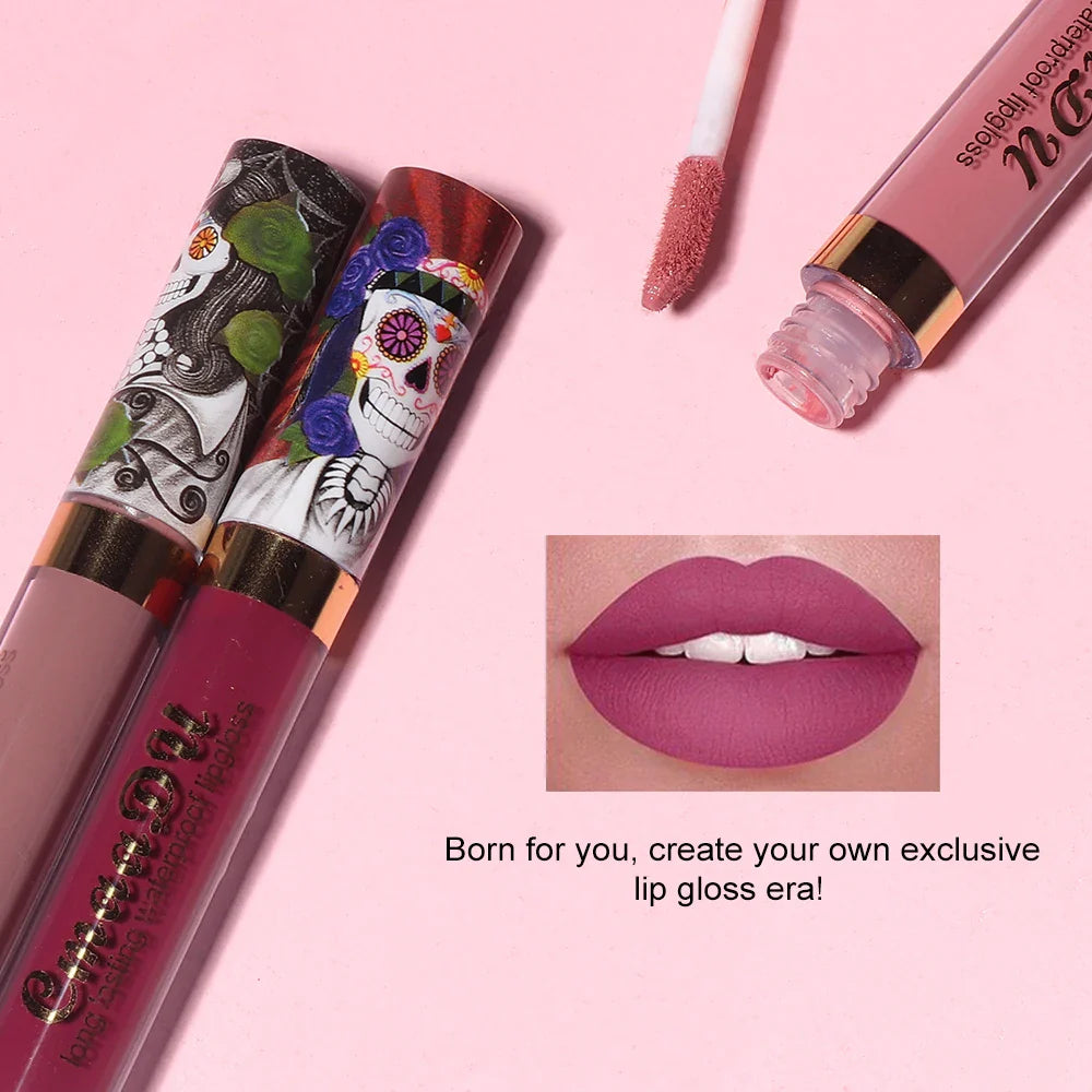 Cmaadu Matte Lip Gloss – Waterproof Long-Lasting Red Lipstick