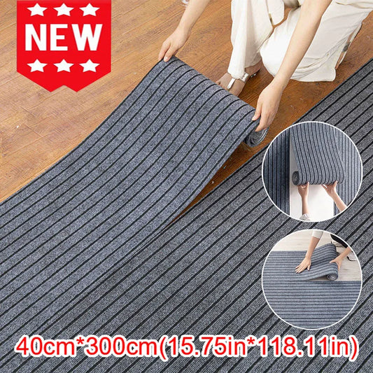 Non-Slip Striped Kitchen & Hallway Floor Mat | Self-Adhesive Non-Slip Floor Mat Oasis Select