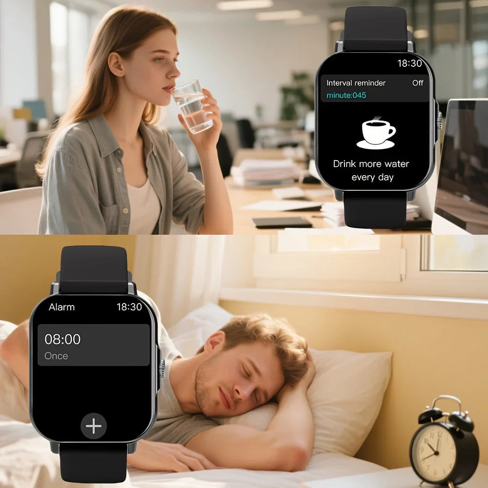 ERUN 2026 Smart Watch – Multi-Sport, Sleep & Voice Assistant