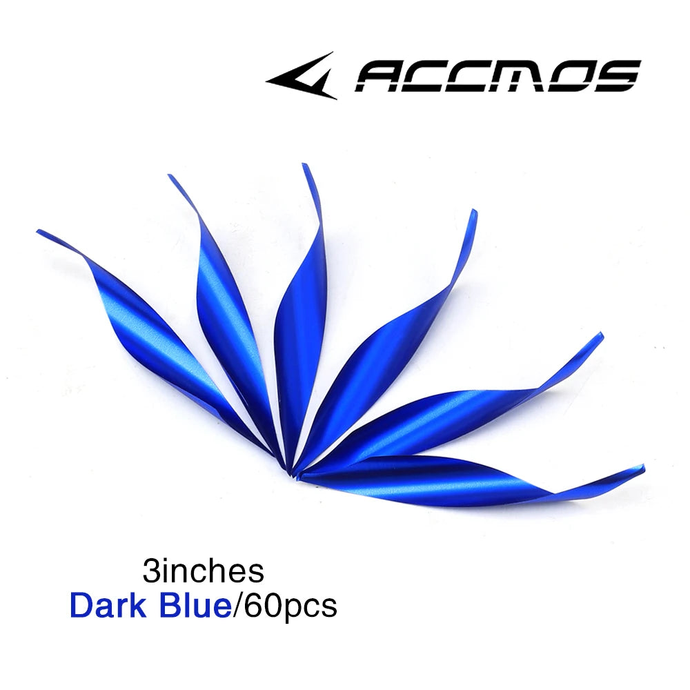 Archery Spin Vanes Spiral Feather DIY Arrow Sticker Tape Accessories