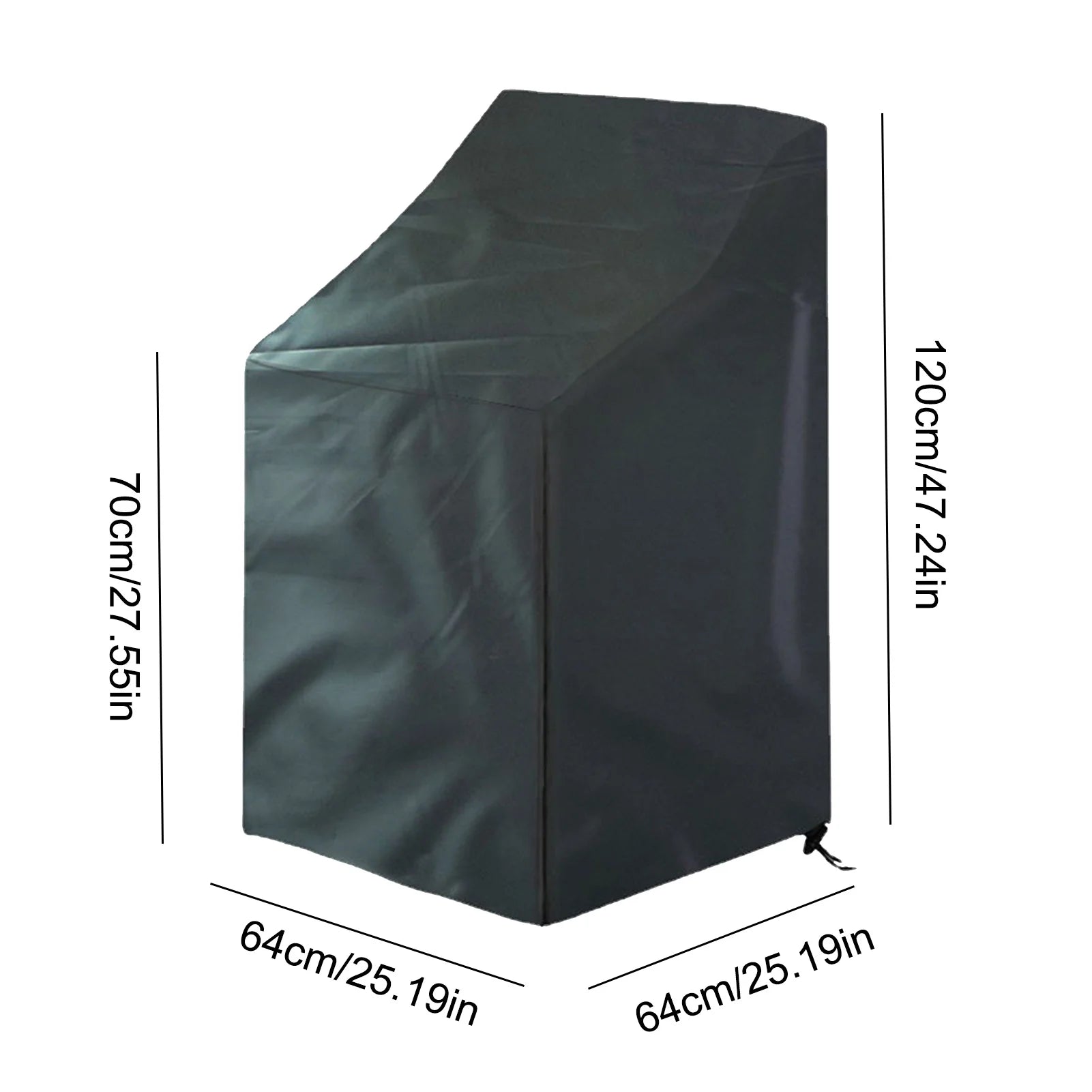Patio Chair Covers Stacking Chair Cover 210D Oxford Cloth Water-Resistant Chair Covers for Lounge Lawn Deep Seat Peaceful Pleasures Health and Wellness