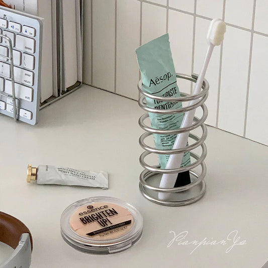 Stainless Steel Toothbrush & Pen Holder | Bathroom Organizer Bathroom Organizer Oasis Select