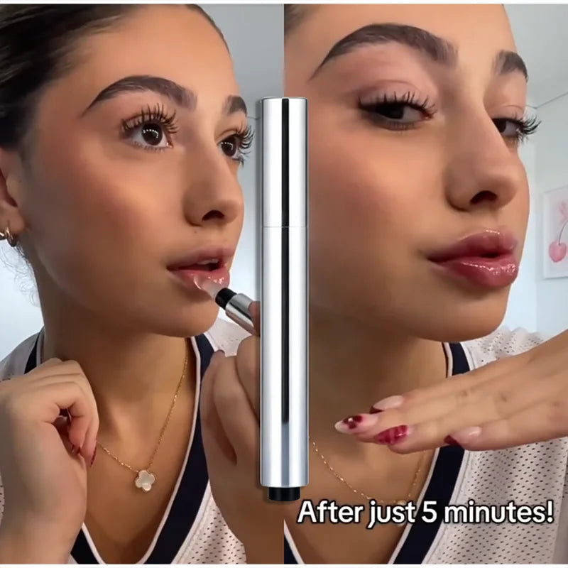 Lip Plumper Long-lasting Gentle Plumps Lips Moisturizes Lips Plumps With Plant Extracts High Quality Lip Plumping Serum Lip Care Peaceful Pleasures Health and Wellness