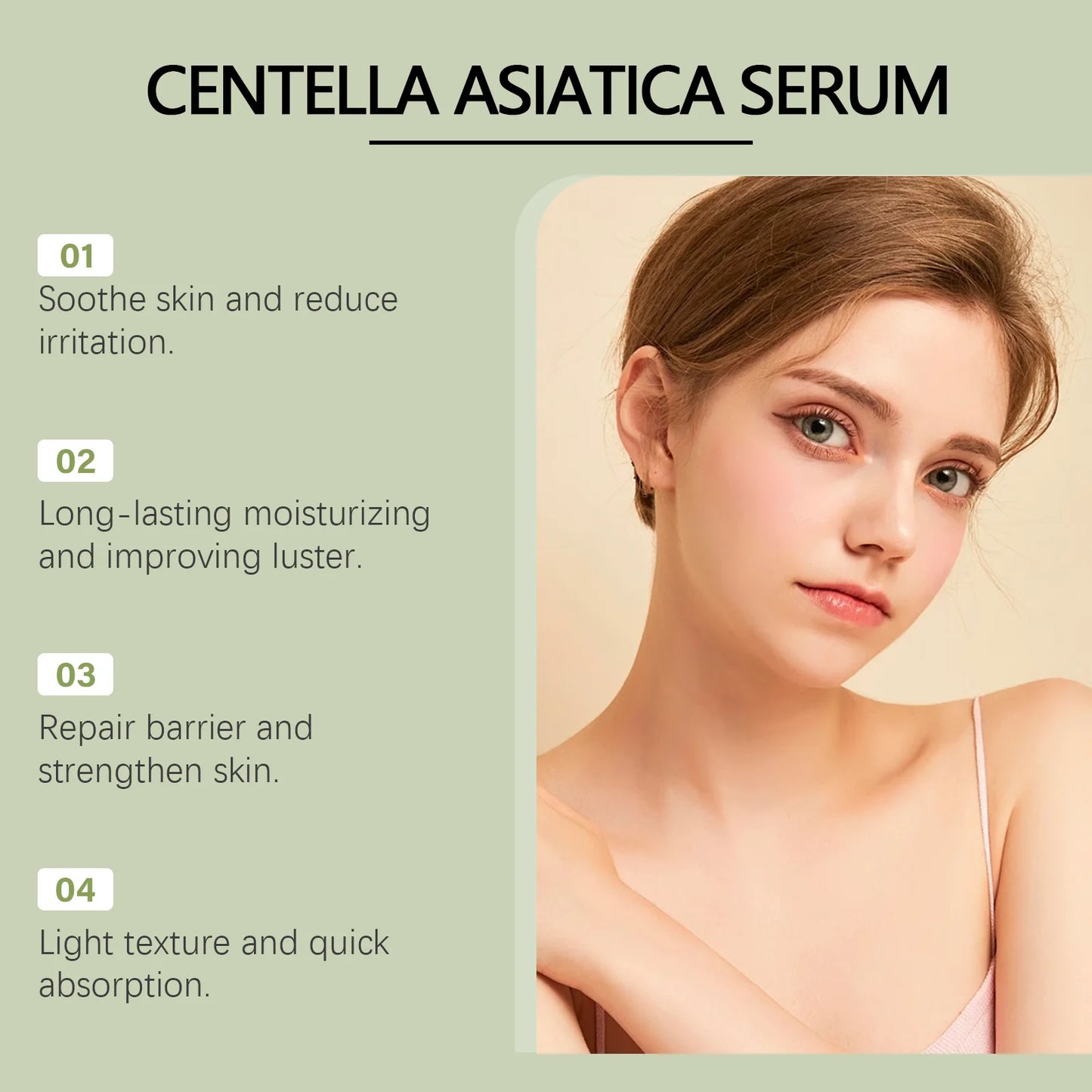 Centella Asiatica Facial Serum | Hydrating, Soothing & Brightening