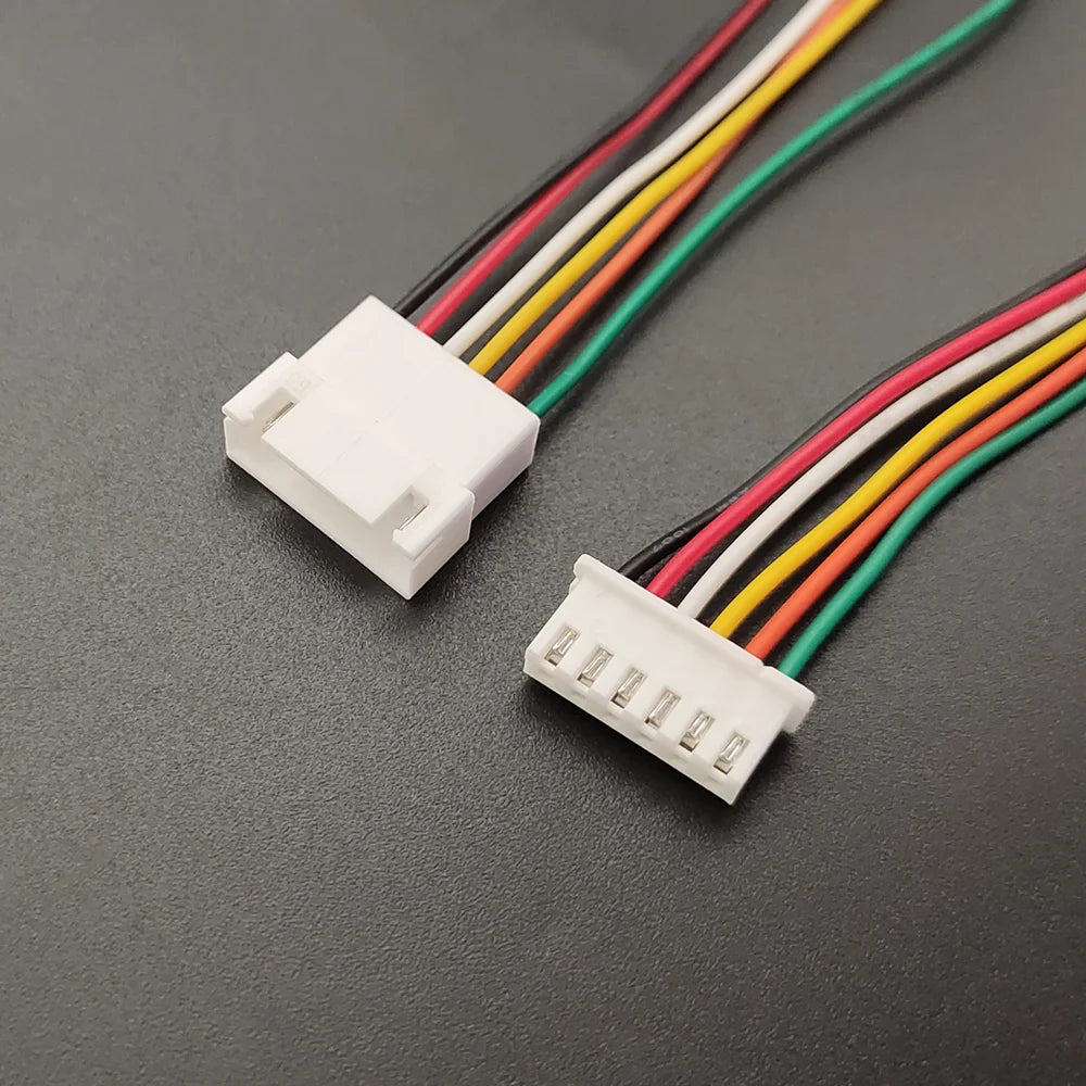 5Pair XH2.54 2/3/4/5/6 Pin Pitch 2.54mm Cable Wire Connector XH Plug Male Female Battery Charging Cable 100mm/150mm/200mm Length Peaceful Pleasures Health and Wellness 6P 20cm