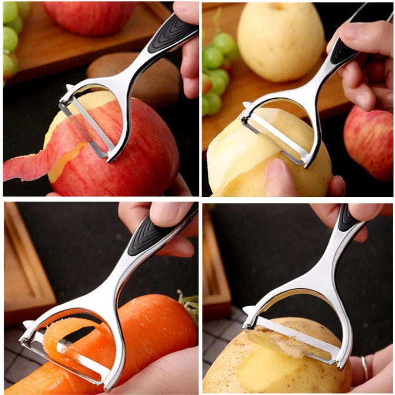 Stainless Steel Vegetable Peeler – Multi-Function Potato Peeler