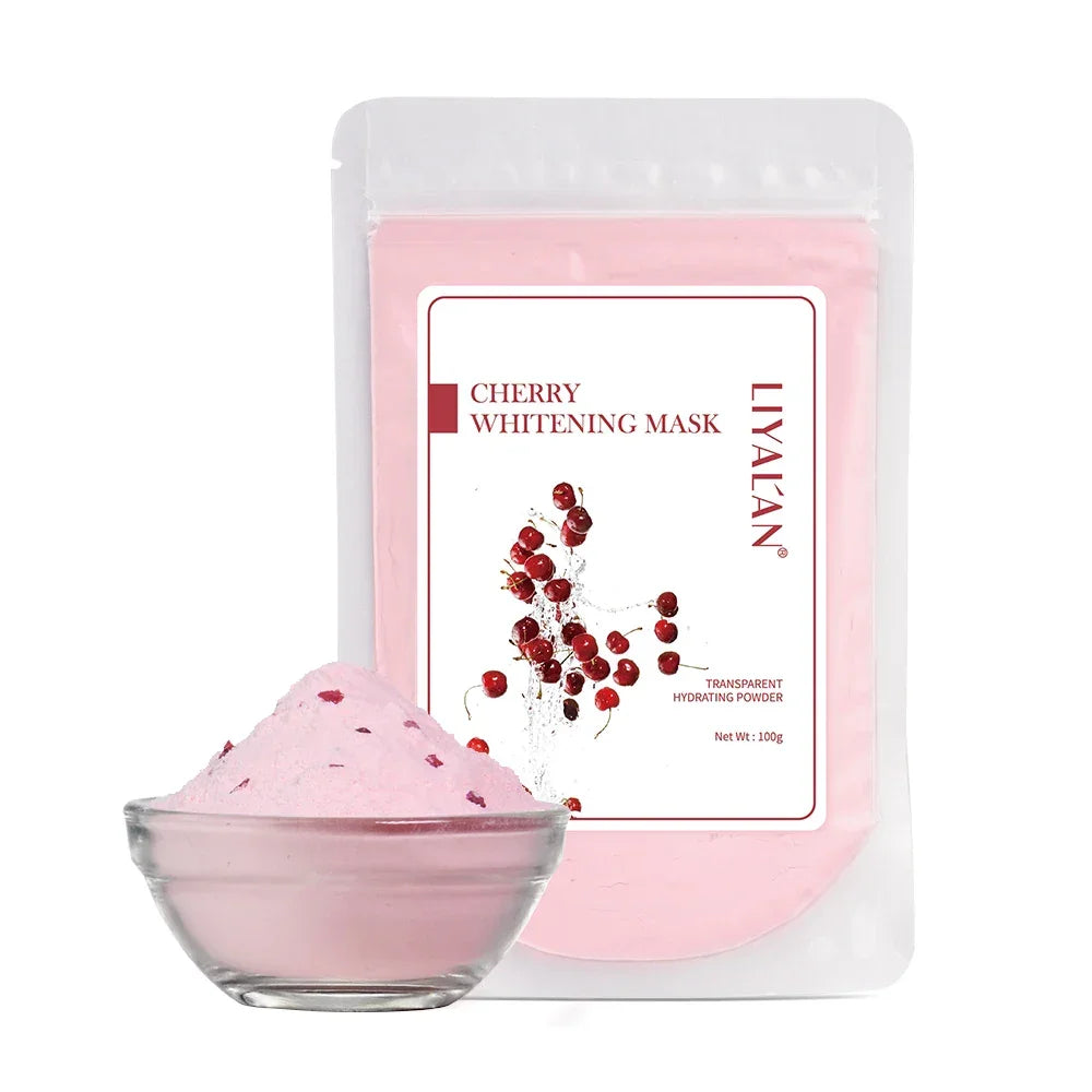 LIYALAN Face Jelly Mask Powder – Peel Off SPA Treatment Peaceful Pleasures Health and Wellness Cherry China Mainland 100g
