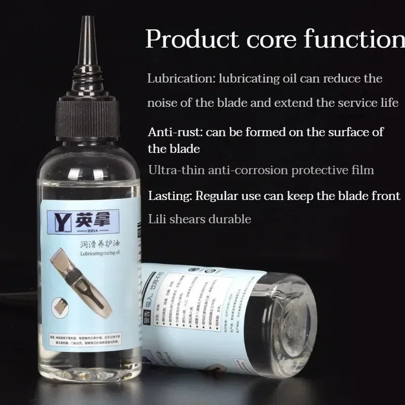 100ml Electric Clipper Shaver Maintenance Oil Lubricant Hair Trimmer Blade Oil Prevent Rusting Sewing Hair Salon Clipper Oil Peaceful Pleasures Health and Wellness