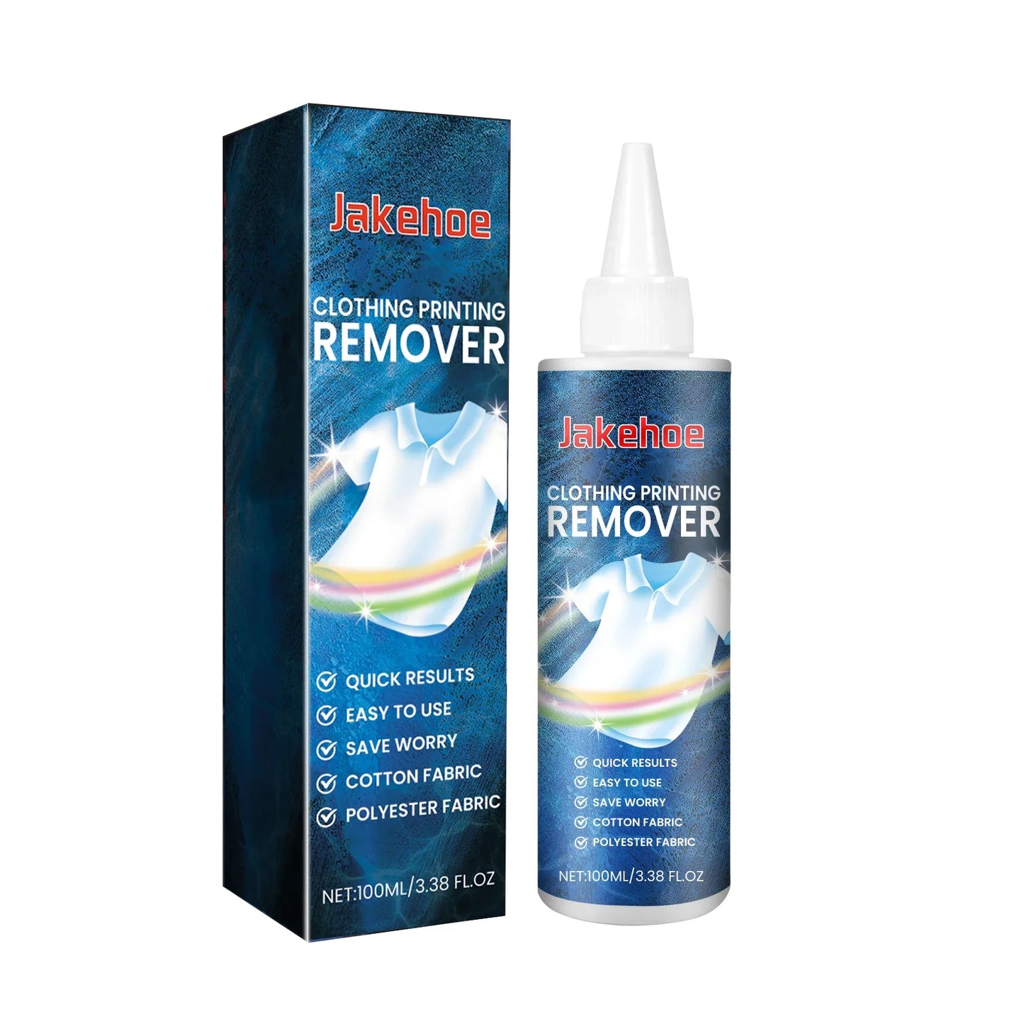 JAKEHOE Fabric Print Remover for Cotton – 100ml Powerful