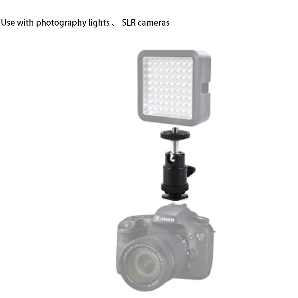 Universal Hot Shoe Phone Clip Holder – 1/4" Screw DSLR Mount