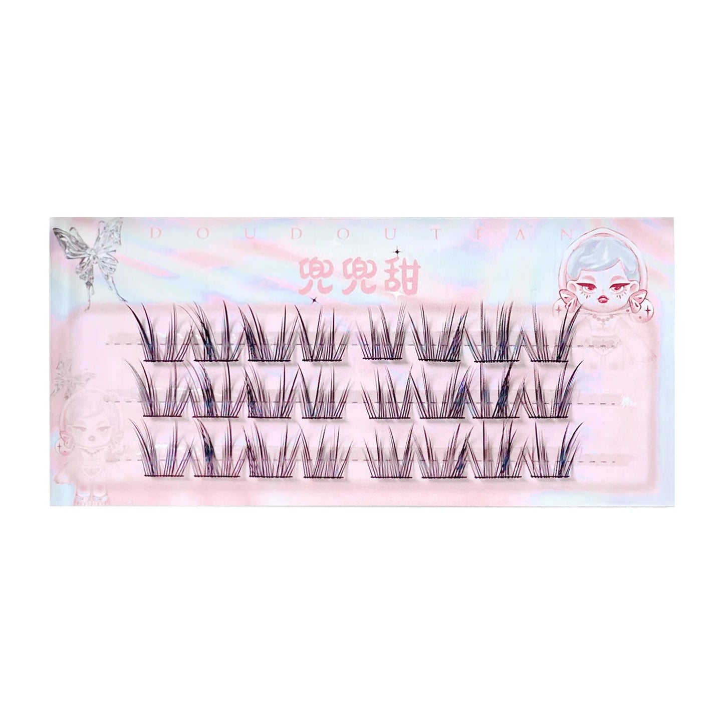DIY Cluster False Lashes – Wispy Fly Fish Tail Style