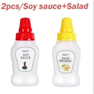Portable Mini Seasoning Squeeze Bottles for Camping & Lunch