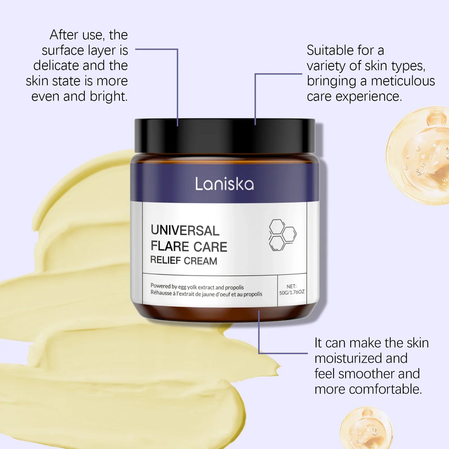 Laniska Deep Hydration Body Cream – Moisturizer 50g