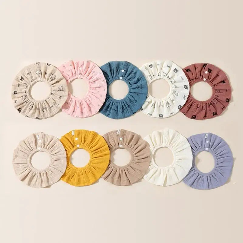 4-Layer Gauze Baby Drool Bib | Soft Burp Cloth for Newborns