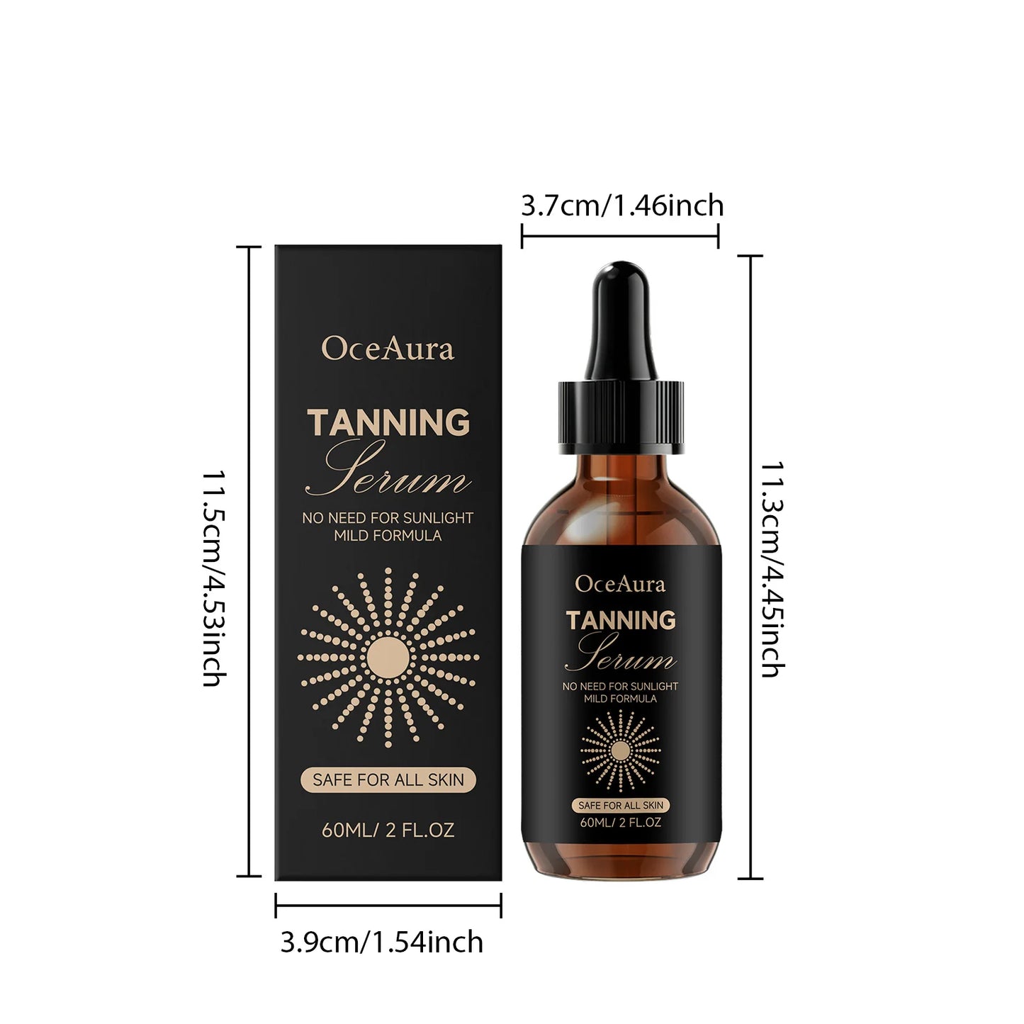 Self Tanning Serum – Streak-Free Sunless Bronzing Drops 60ml