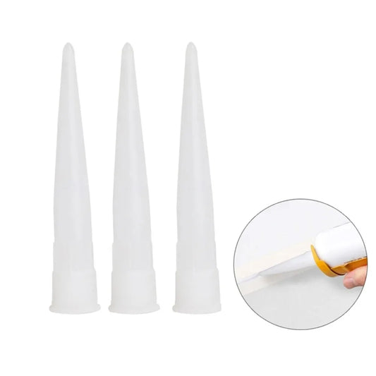 30pcs Caulk Nozzles Plastic Glass Glue Nozzles Sealant Silicone Caulking Tips Caulking Gun Nozzle Seam Caulking Tool Peaceful Pleasures Health and Wellness Default Title
