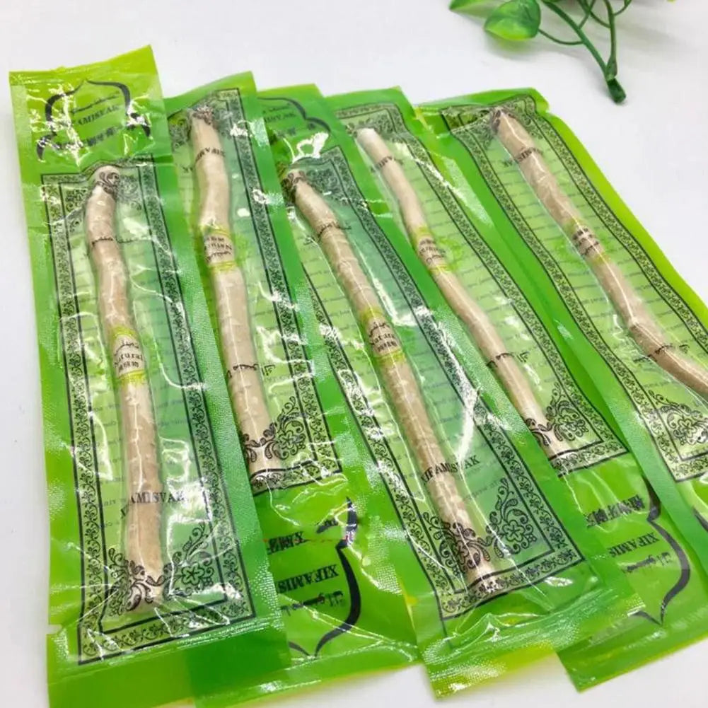 1pc Portable Miswak Siwak Natural Toothbrush Misvak Miswaak Teeth Traditional Arak Travel Whitener Toothbrush Oral Care Peaceful Pleasures Health and Wellness