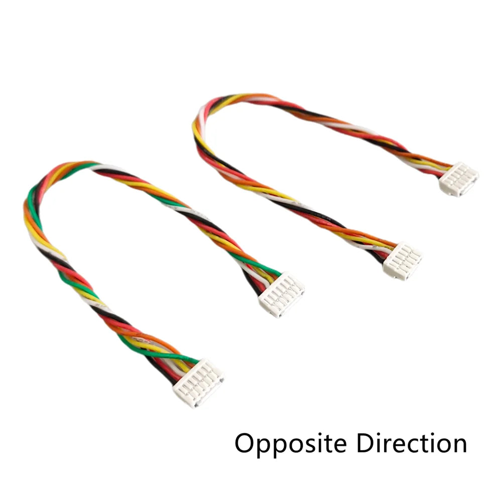10Pcs GH1.25 2P/3P/4P/5P/6P-10 Pin JST GH 1.25 Single Double Connector with 15CM Soft Silicone Cables for Pixhawk Pixhack GPS Peaceful Pleasures Health and Wellness Opposite direction 2P 15cm