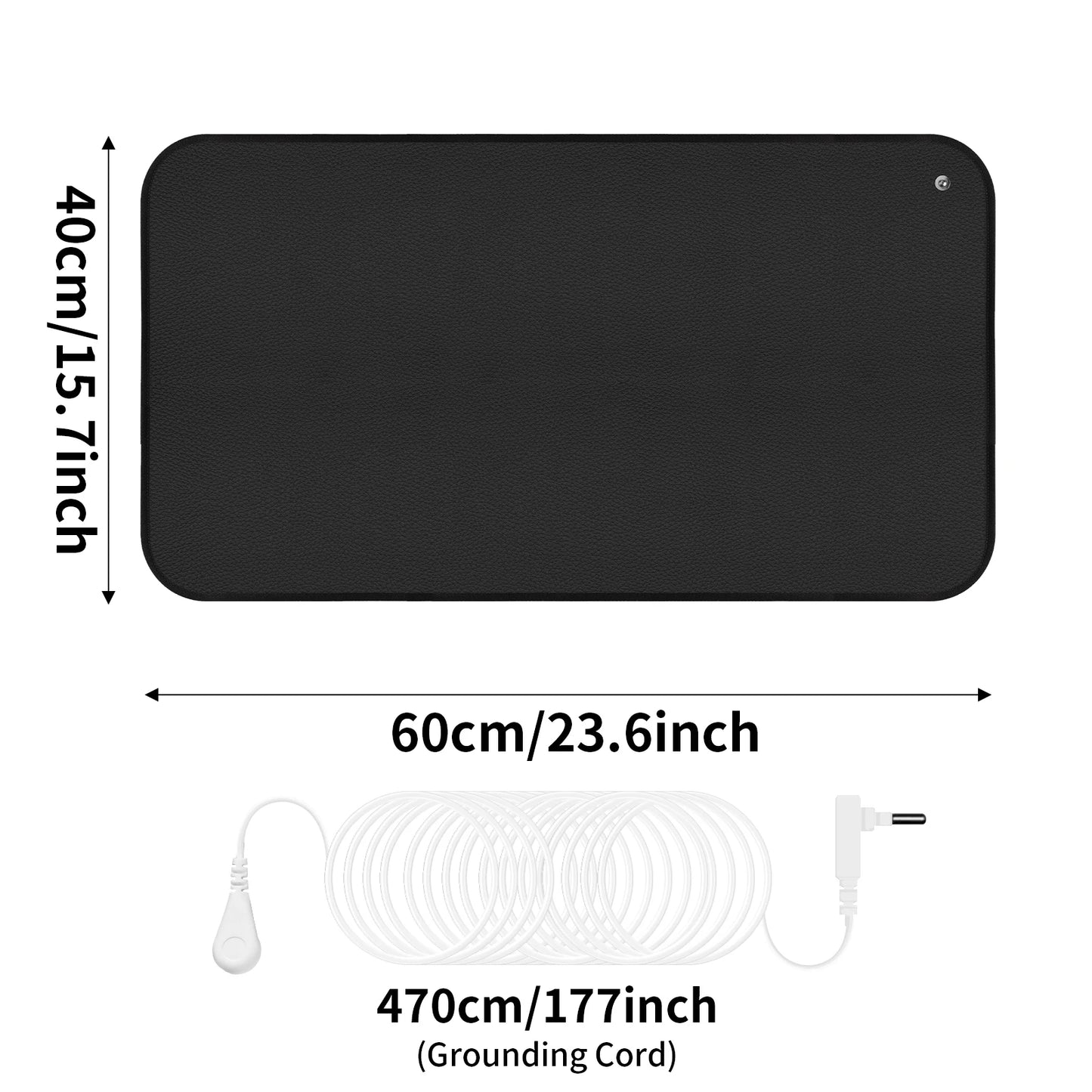 Grounding Mat 6 Sizes | Indoor Earthing Pad for Desk & Yoga