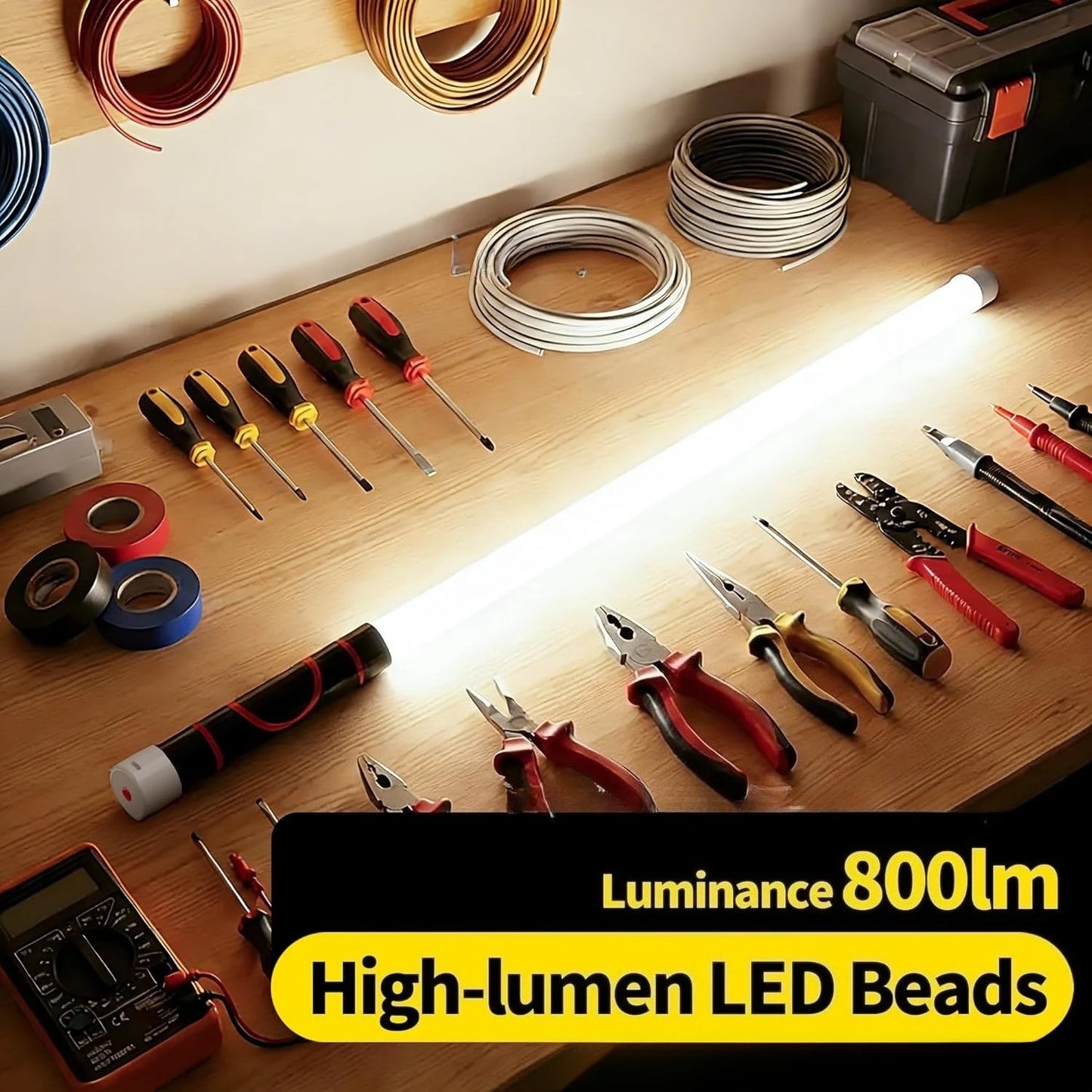 Flexible LED Work Light – Bendable Rechargeable Flashlight 76cm LED Work Light Peaceful Pleasures Health and Wellness