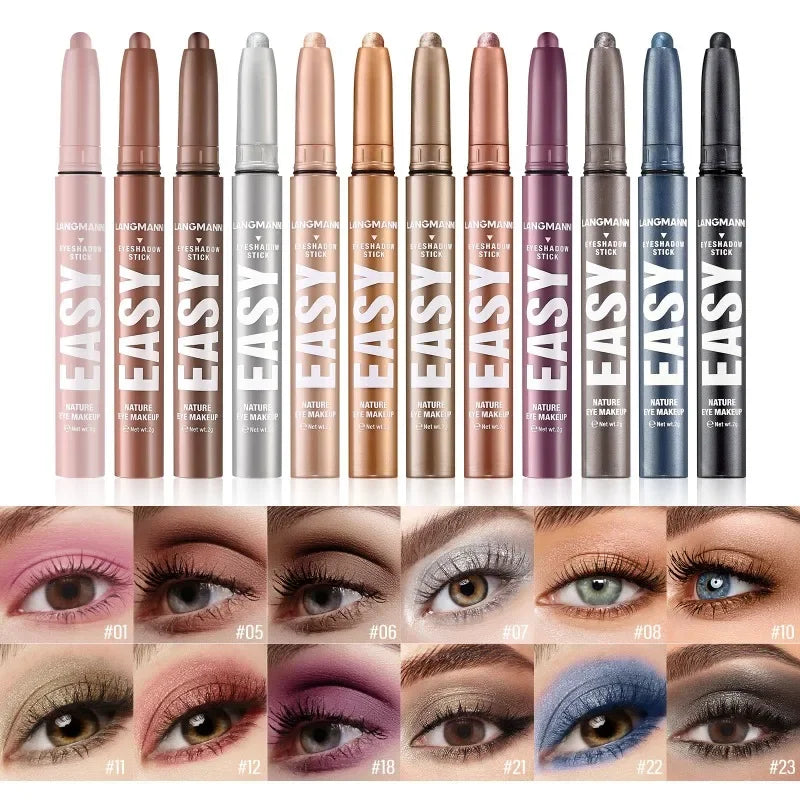 Waterproof Eyeshadow Pencil Stick | Matte Metallic Glitter
