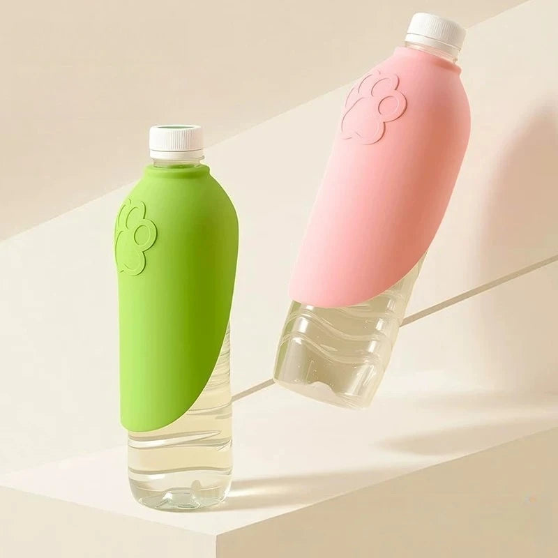 Portable Silicone Pet Water Bottle – Leakproof Dog Travel Cup