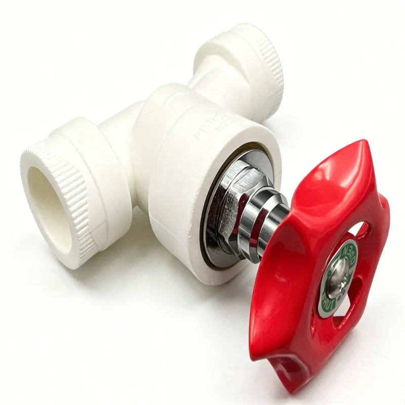 PPR S-Type Globe Valve | High Flow Hot Melt Gate Valve