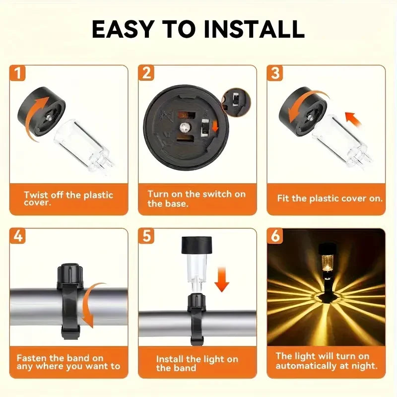 Solar Hanging LED Pool Light – IP44 Waterproof, Warm White Glow