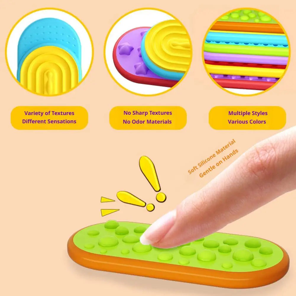 Magnetic Fidget Slider Sensory Toy Adults Kids Quiet Desk ADHD Autism