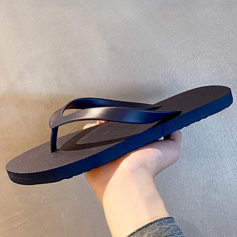 Men's Beach Flip Flops – Breathable Indoor & Outdoor Slides