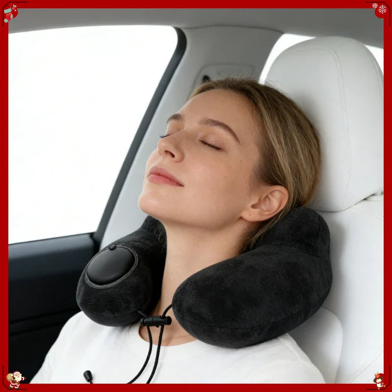 Portable Inflatable Neck Pillow – Travel, Camping & Office
