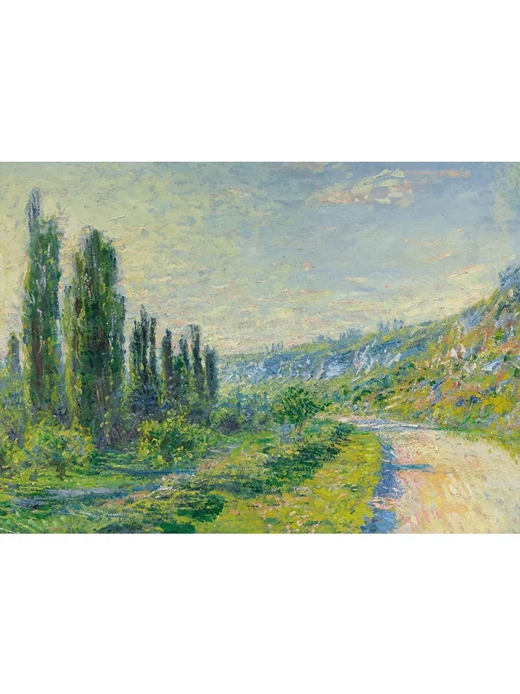 Claude Monet Exhibition Posters Canvas Oil Painting Garden Boat Lake Landscape Nature Landscape Wall Room Home Decor Peaceful Pleasures Health and Wellness P 40x60cm Unframed