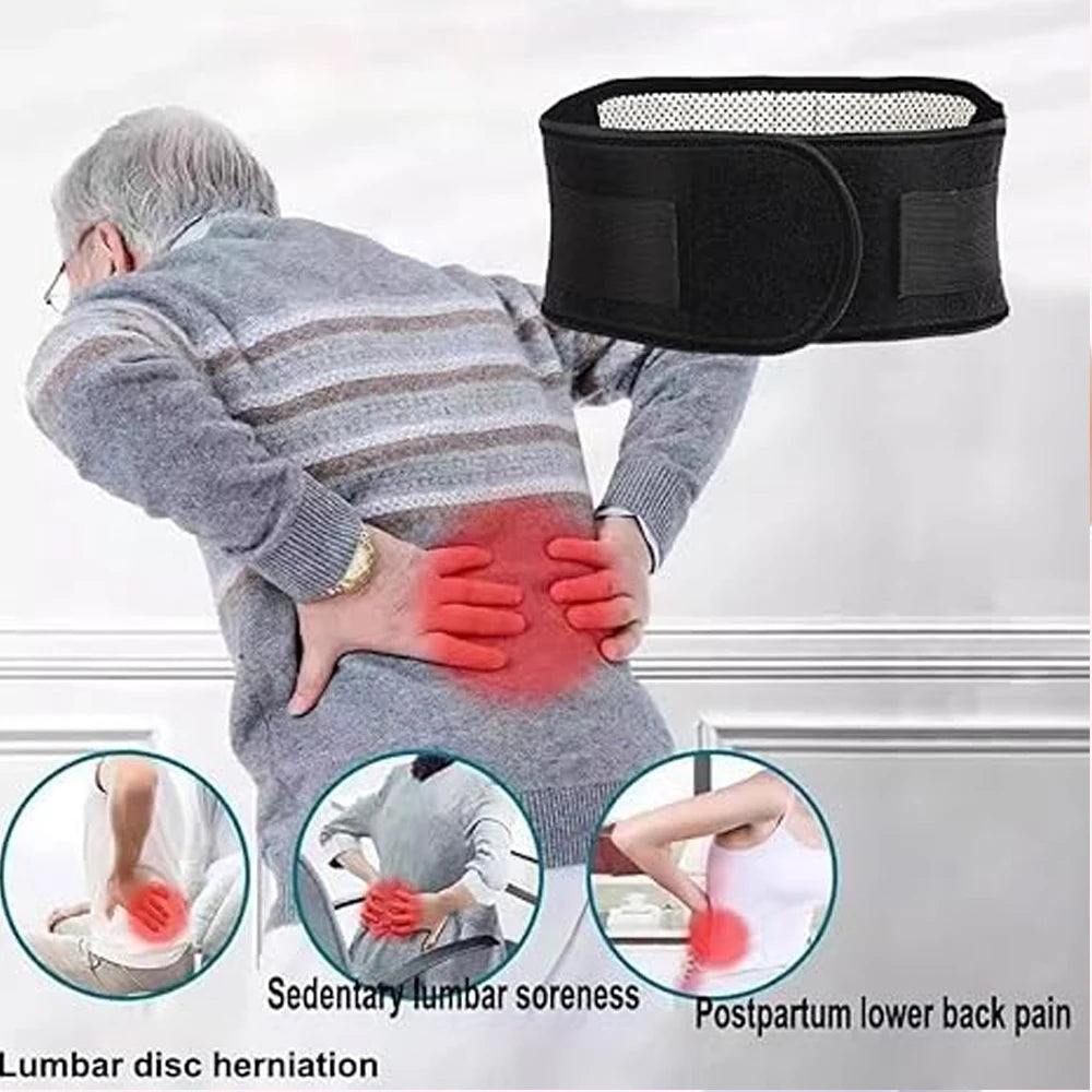Self-Heating Magnetic Waist Belt | Lower Back Pain Relief Support Lumbar Support Belt Peaceful Pleasures Health and Wellness