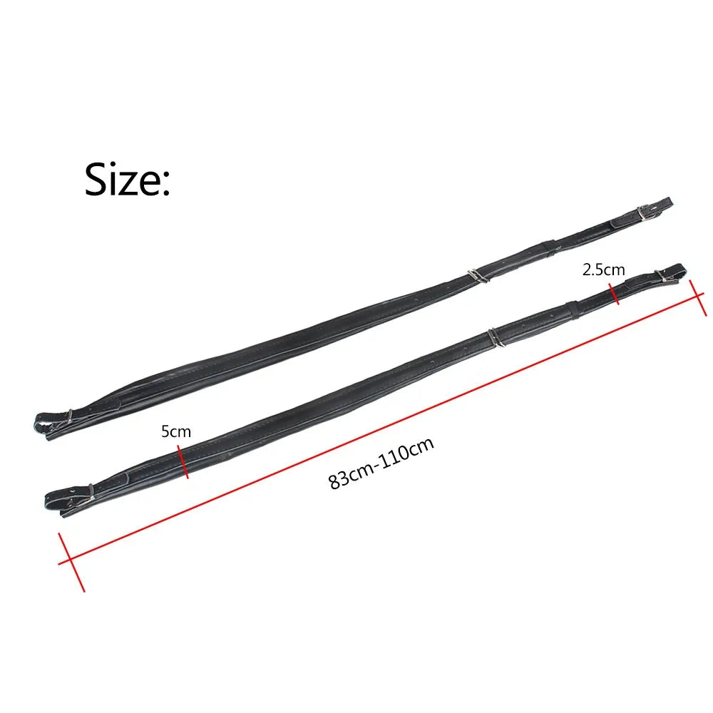 One Pair Adjustable Synthetic Leather Accordion Shoulder Straps