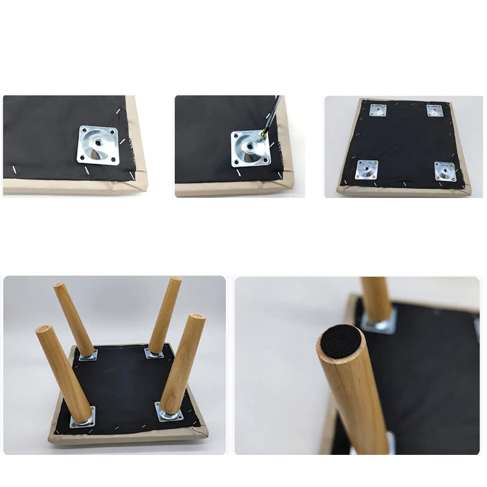 Sofa Leg Furniture Screw Solid Wood Wooden Table Cabinet Parts Home