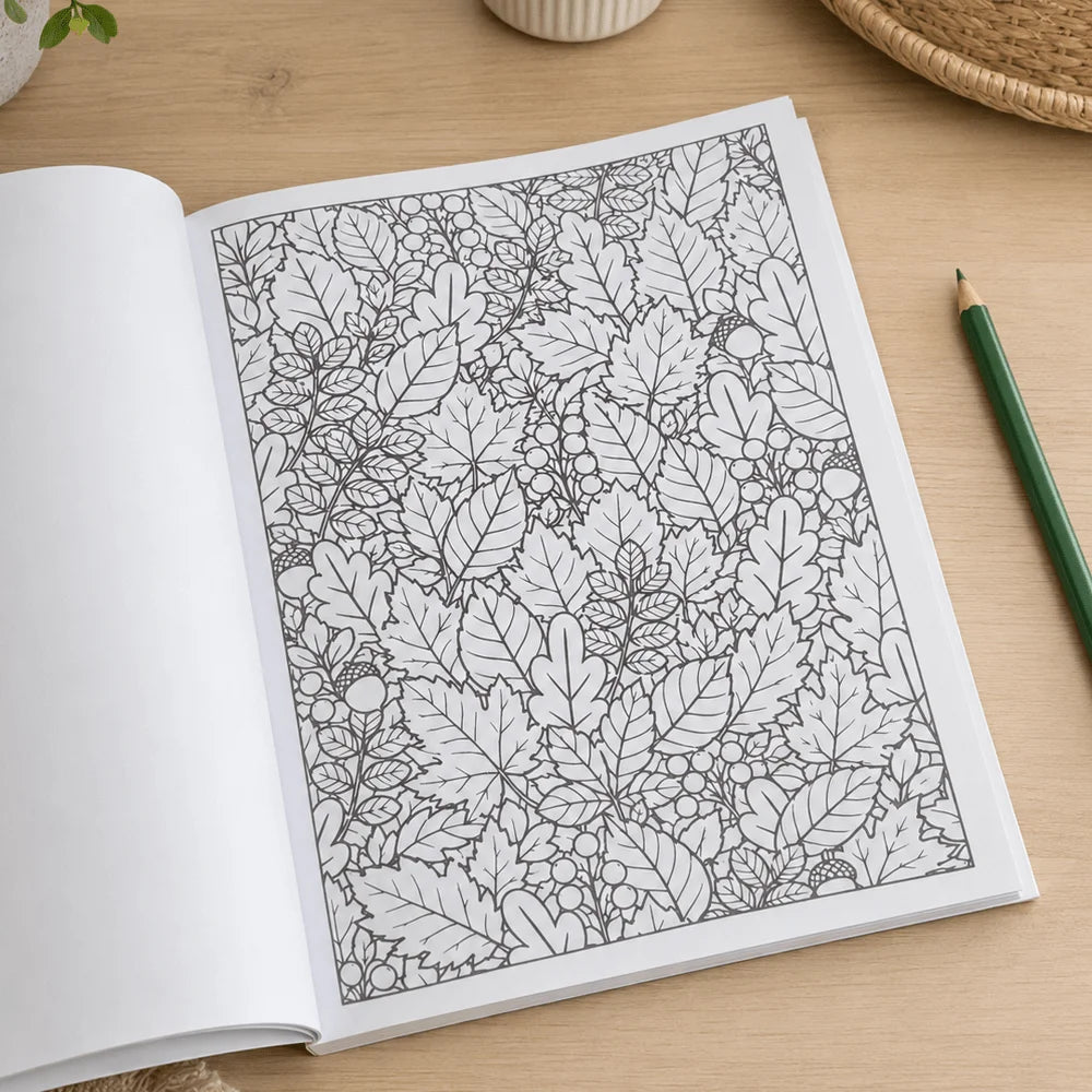 28-Page Adults Teens Trace Book Cute Monster Doodles Relaxing Anti