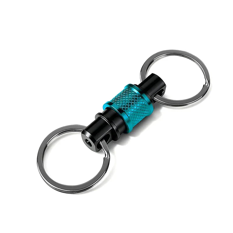 360° Quick-Release Aluminum Keychain Clip | Bag Organizer