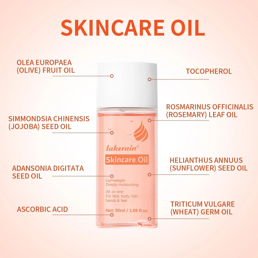 Lakerain Bio Skincare Oil – Vitamin A & E for Face, Body & Hair