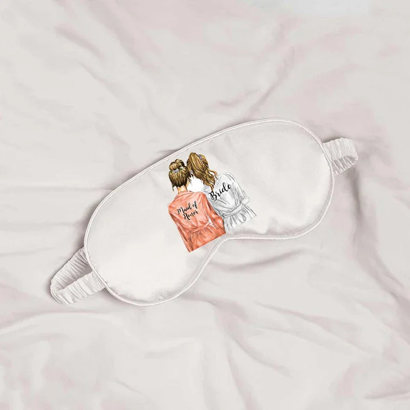 Bridesmaid & Maid of Honor Cosmetic Survival Bag Mirror Gift