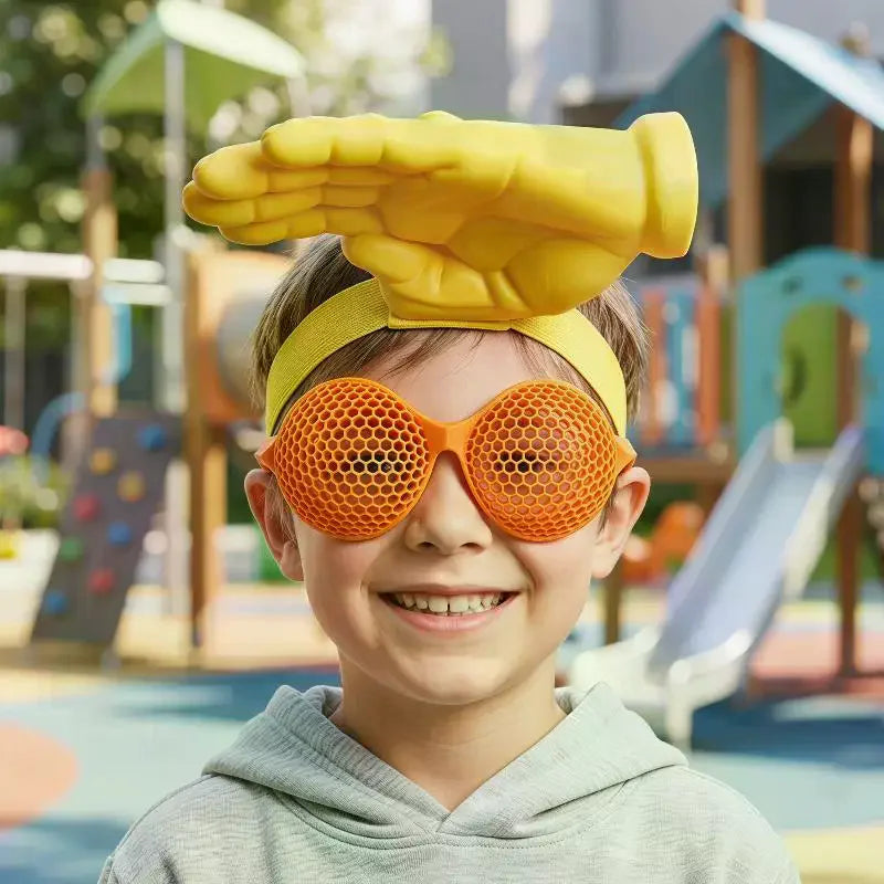 3D Printed Compound Eye Glasses – Hollow Party Photo Props