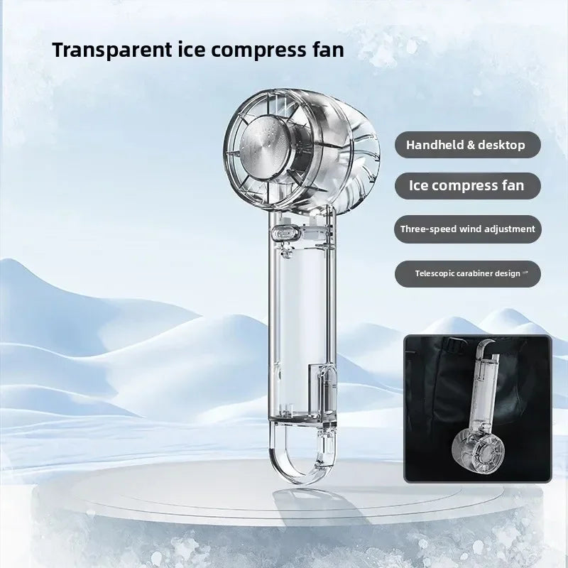 URGGU Handheld Mini Turbo Cooling Fan – 3 Speed, USB Portable