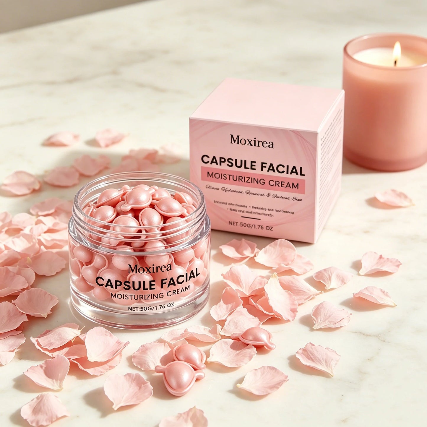 MOXIREA Korean Face Capsule Cream | Brightening Moisturizer