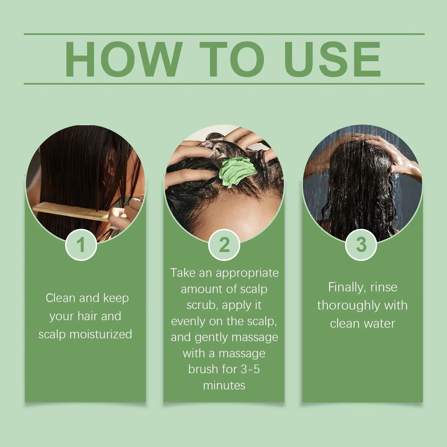 HOEGOA Rosemary Scalp Scrub – Deep Cleanse & Nourish
