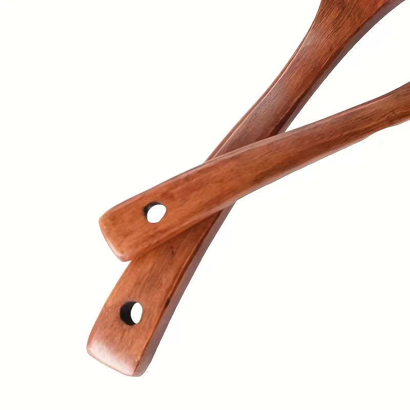 Solid Wood Non-Stick Cooking Spoon & Soup Ladle | Kitchen