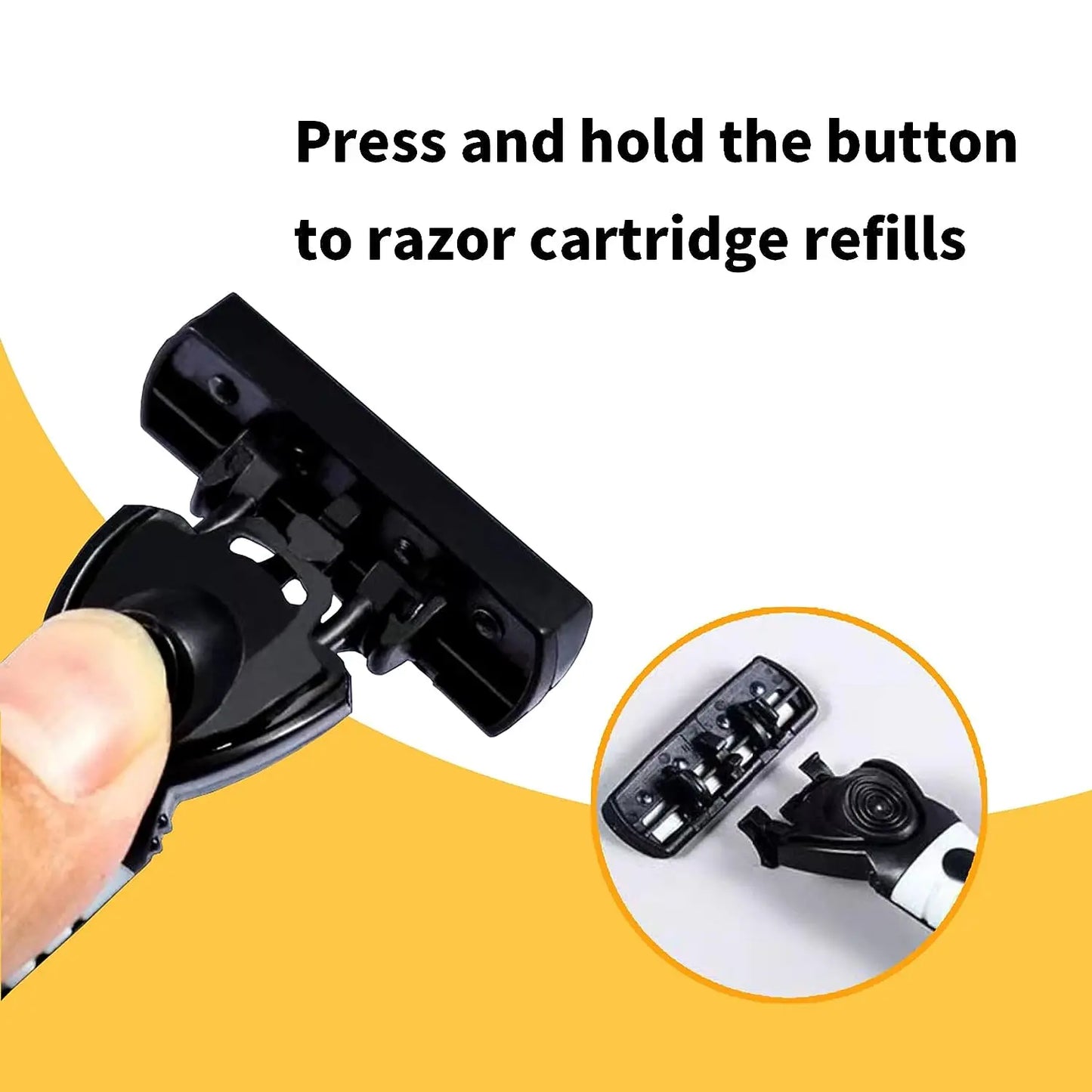 Men's Reusable Two-Layer Blade Razor | Multi-Tool Head