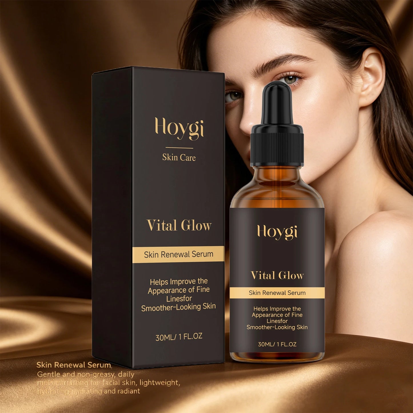 Skin Renewal Serum Hydrating Boosts Natural Glow Fade Fine Lines Improve Skin Tone Refreshes Skin Firming Lifting Skin Care Peaceful Pleasures Health and Wellness